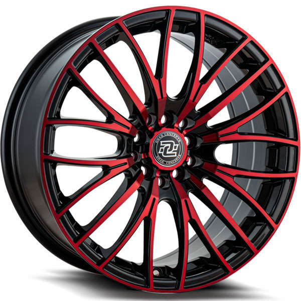 Drag Concepts R37 Gloss Black with Red Machined Face