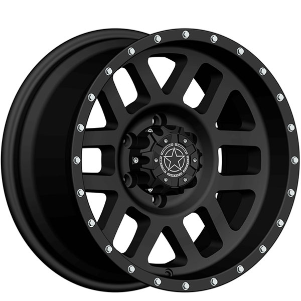 DWG Offroad DW11 Matte Black with Silver Bolts