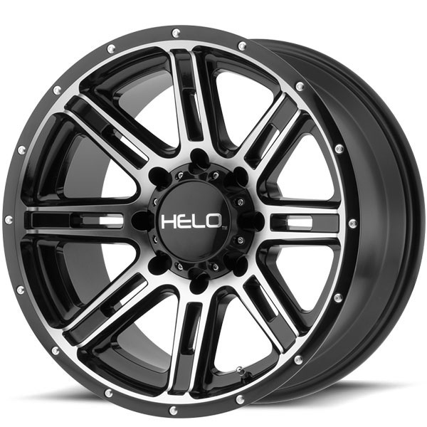 Helo HE900 Gloss Black with Machined Face