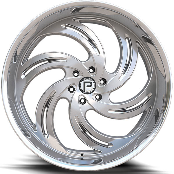 Pinnacle P300 Phoenix Silver with Machined Face and Chrome Lip